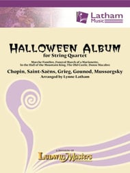 Halloween Album String Quartet Score cover